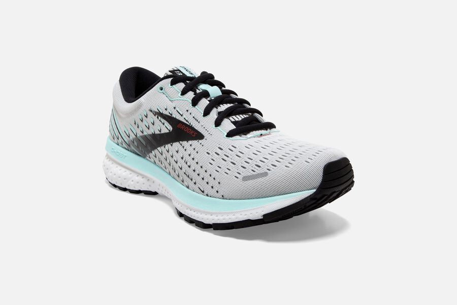 Brooks Ghost 13 Road Loopschoenen Dames - Wit/Zwart - 584296RHT